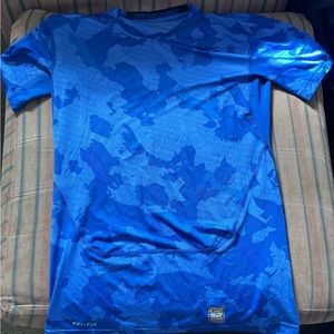 Blue Dri-Fit Compression